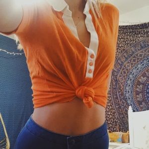 Vintage orange shirt